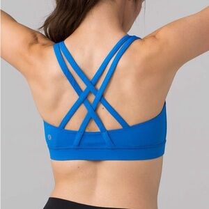 Lululemon energy bra blue size 10